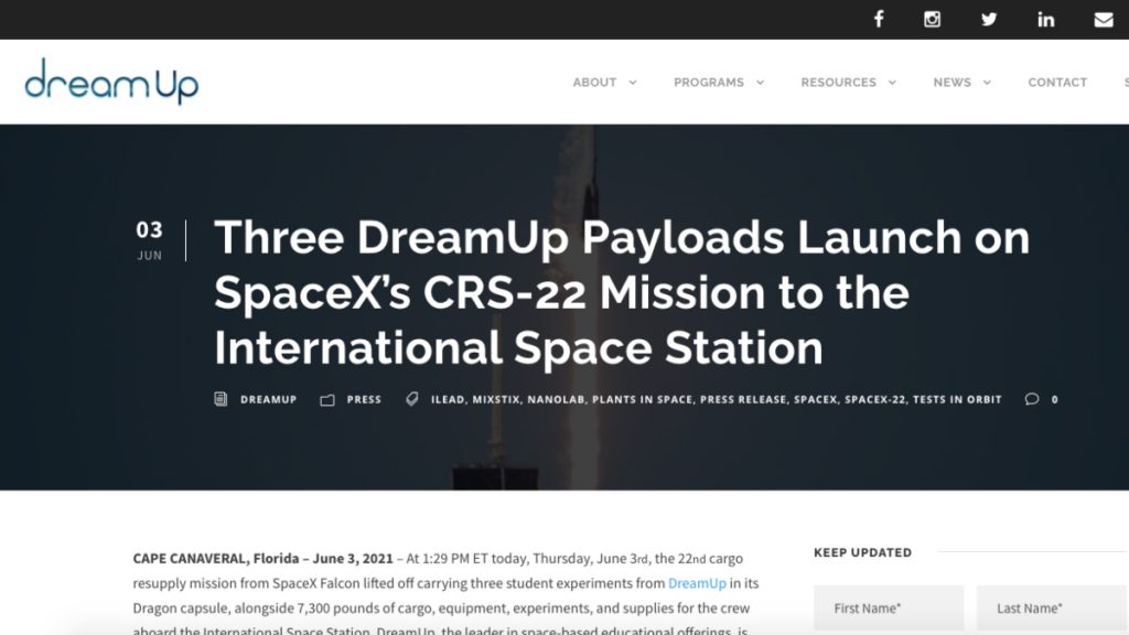 DreamUp article iLEAD Aerospace