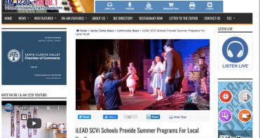 KHTS features SCVi Charter School Summer Arts program